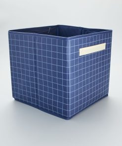 Boite de rangement en tissu - Bleu