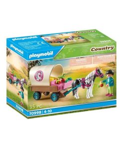 70998 'playmobil' Country Carriole Enfant Et Poney - N/A