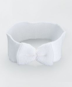 Bandeau en tricot 'La Manufacture de Layette' - blanc