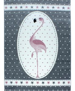Tapis enfant 160x230 KID'S PINK Rose OEKO TEX idéal pour Chambre - Rose
