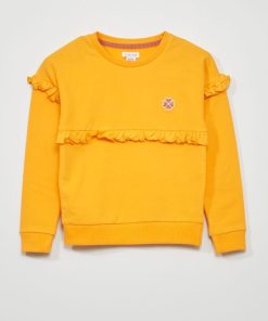 Sweat en molleton - Jaune