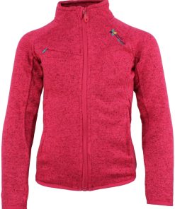 Blouson polaire fille FATORM - Rose fushia