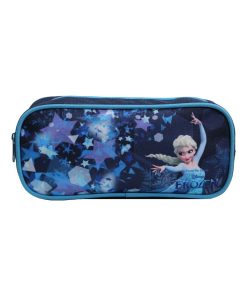 Trousse scolaire rectangulaire DS La Reine Des Neiges / Frozen Elsa Bleue Bagtrotter - Bleu