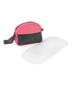Sac à langer pour poussettes de poupées, Mélange anthracite - rose - N/A