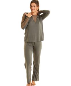 Pyjama SMOOTH - Pomm'Poire - Vert