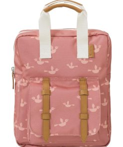 Sac à dos bébé Oiseaux - Rose