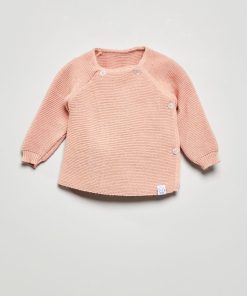 Gilet en maille 'La Manufacture de Layette' - Rose