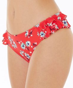 Slip de bain GARRIGUE - Brigitte Bardot - Rouge