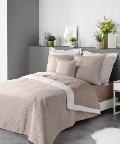 Couvre lit Matelassé Collection Cottages - Beige