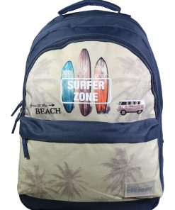 BAGTROTTER Sac à dos 2 compartiments Offshore Beige Van & Surf - Beige