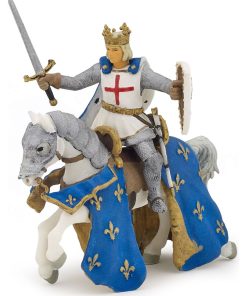 Figurine Saint-Louis et son cheval - N/A