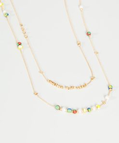 Collier multirang - Doré