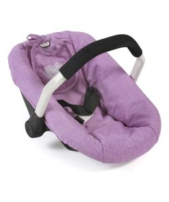 Siège de voiture pour poupées, Mélange violet - N/A