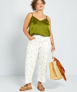 Jean wide leg coupe large - BLANC