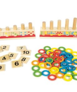 Jeu Apprendre À Compter Anneaux Colorés - N/A