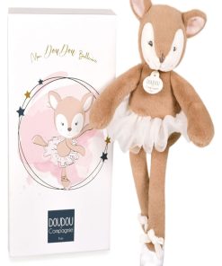 Coffret peluche Faon ballerine (30 cm) - Marron