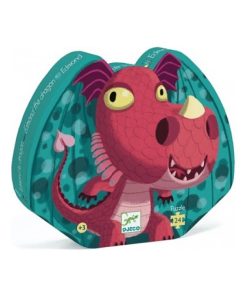 Puzzle Silhouette Edmond Le Dragon 24 Pcs - N/A