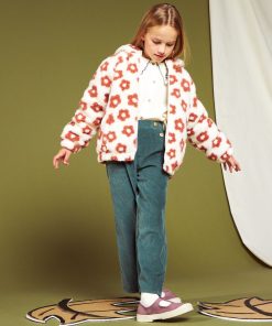 Veste en sherpa à motifs - Beige