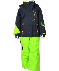 Ensemble de ski fille FAMIC - Noir Vert