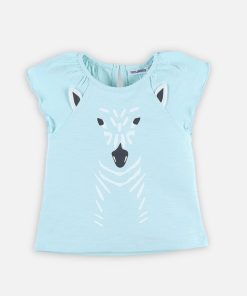 T-shirt manches courtes - Bleu