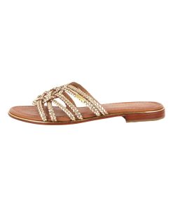Sandales Cuir Les Tropeziennes Par M. Belarbi Hyamei - Doré/or