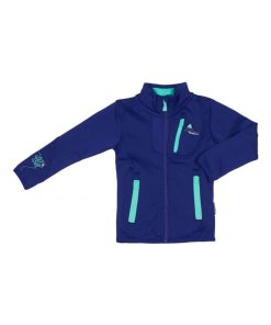 Blouson polarshell fille FAYNUR - Bleu