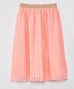 Jupe midi en tulle - Rose