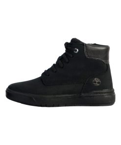 Basket Montante Cuir Junior Timberland Seneca Bay 6 In Side Zip - Noir
