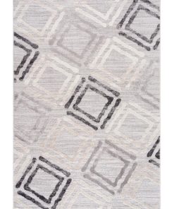 Tapis salon 200x280 DOUCA Gris idéal pour le salon - Gris