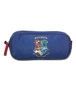 Trousse scolaire rectangulaire Harry Potter Bleu Bagtrotter - Bleu