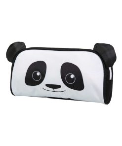 BAGTROTTER Trousse scolaire rectangulaire Kids Noire Panda - Noir