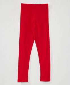 Legging long et stretch - Rouge