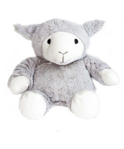 Peluche Bouillotte Mouton Gris - Made in France - Gris