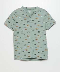 T-shirt pur coton - Vert