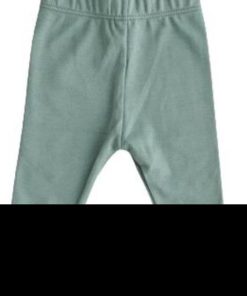 Legging Bébé Vert Eucalyptus en Coton Pima Bio - Vert