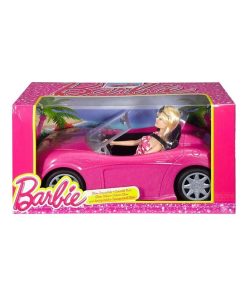 BARBIE- et sa voiture cabriolet - N/A