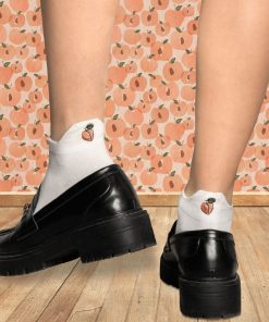 Socquettes En Coton Fruits- Sockup- 35-42 - Rose saumon
