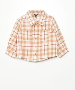 Chemise à carreaux en flanelle - Marron