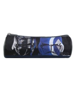 BAGTROTTER Trousse scolaire ronde Star Wars Gris et bleu - Multicolore