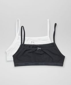 Lot de 2 brassières 'DIM' - Noir/blanc
