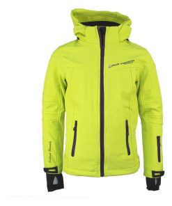 Blouson softshell fille GAMALA - Vert anis