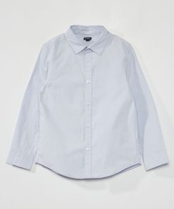 Chemise en popeline - Bleu