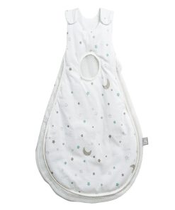 ROBA safe asleep® Gigoteuse Bébé - Air - Design "Sternenzauber" - Blanc