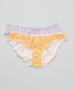 Lot de 2 culotte imprimées - Orange