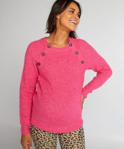 Pull grossesse et allaitement - Rose