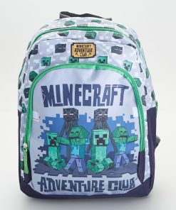 Sac à dos 'Minecraft' - Gris/bleu