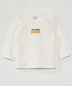 T-shirt à manches longues - Blanc