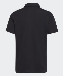 Polo 'adidas' en piqué de coton - Noir