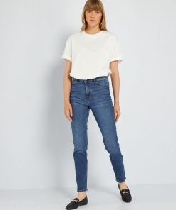 Jean slim en denim - 28L - Stone