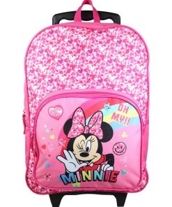 BAGTROTTER Sac à dos à roulettes Minnie So Cool Rose - Rose